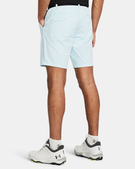Men's UA Drive Printed Tapered Shorts, White, pdpMainDesktop image number 1